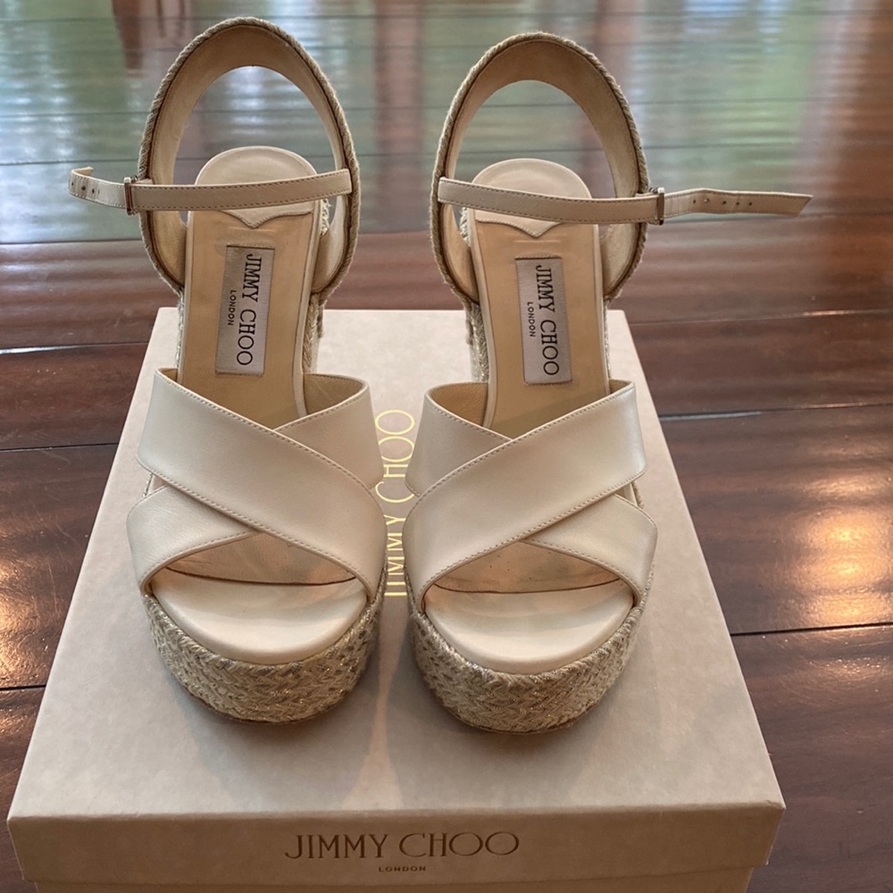 Jimmy Choo Dellena 100 espadrille sandal